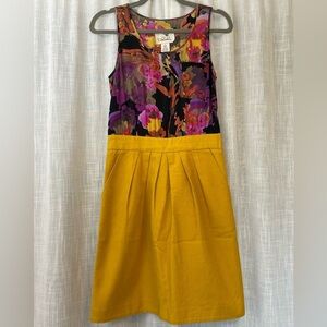 Anthropologie Tabitha silk mini dress size 2